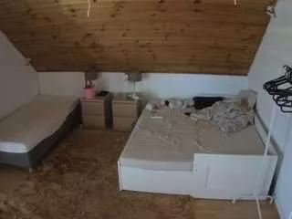 voyeurcam-julmodels-whitebed-2 from CamSoda is Freechat