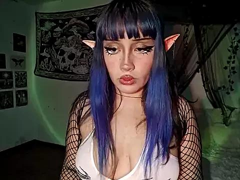 blue_katt from StripChat is Freechat