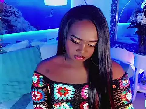 TheperfectblackTS from StripChat is Freechat