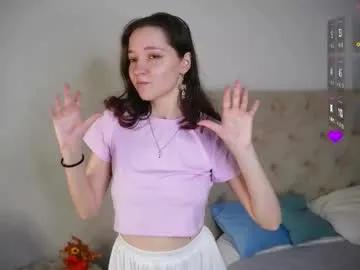wilmavitanza —  Alisia's soft white room --- playful mood, cozy vibes, gentle teasing & a lot of sweet fun tonight  - Goal: bounce my boobs [55 tokens left]  #new #18 #petite #shy #skinny