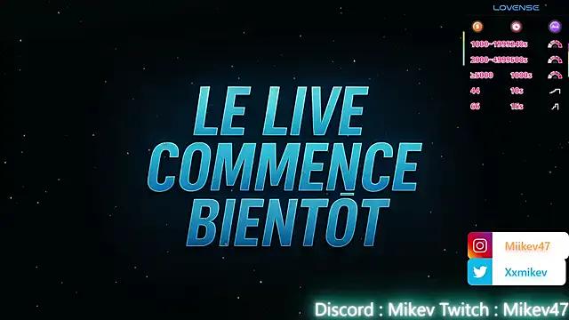 StripChat Mikev is Freechat Mikev — Quadruple live !